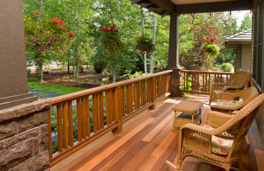 Cedar Decking in Artesia