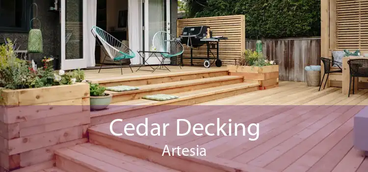 Cedar Decking Artesia