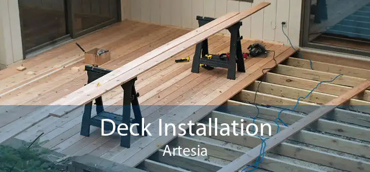 Deck Installation Artesia