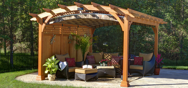 Modern Wood Pergola Installation in Artesia, CA